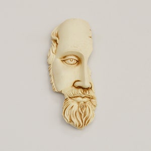 Half Faced Zeus Wall Decor - Ancient Greek Wall Hanging
