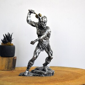 10.6 Inches Norse God Thor Statue / Norse Mythology Decor / Paganism / Figurine Statues and Sculptures