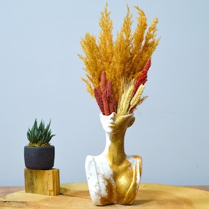 Lady Head Vase, Woman Face Shaped Vase