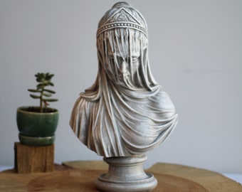 The Veiled Lady Statue, The Veiled Virgin, Large Sculpture