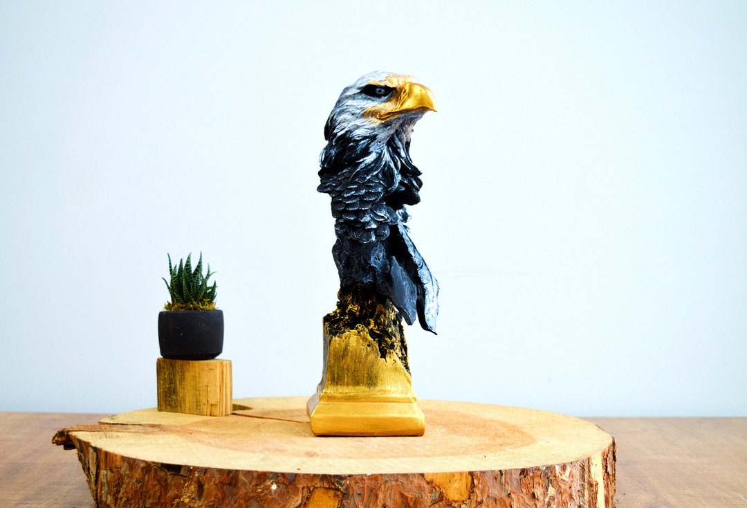 Large Eagle Bust Statue - Etsy