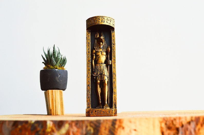 Anubis Incense Holder,egyptian Statue,ancient Egypt Gifts ,home Decor,art Decor, Ancient Egypt