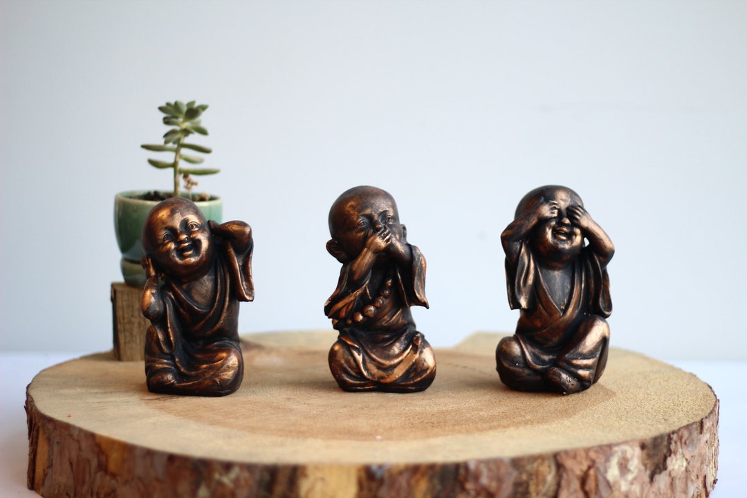 安い See - 3 Set Statue Buddha No No Speak Evil, No Hear Evil, その他
