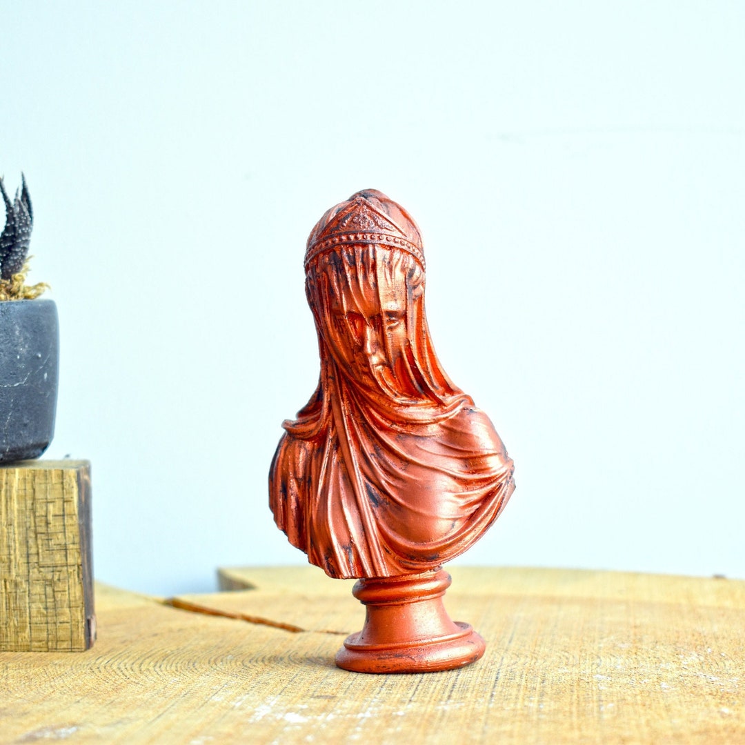 The Veiled Lady Statue the Veiled Virgin Large Sculpture - Etsy