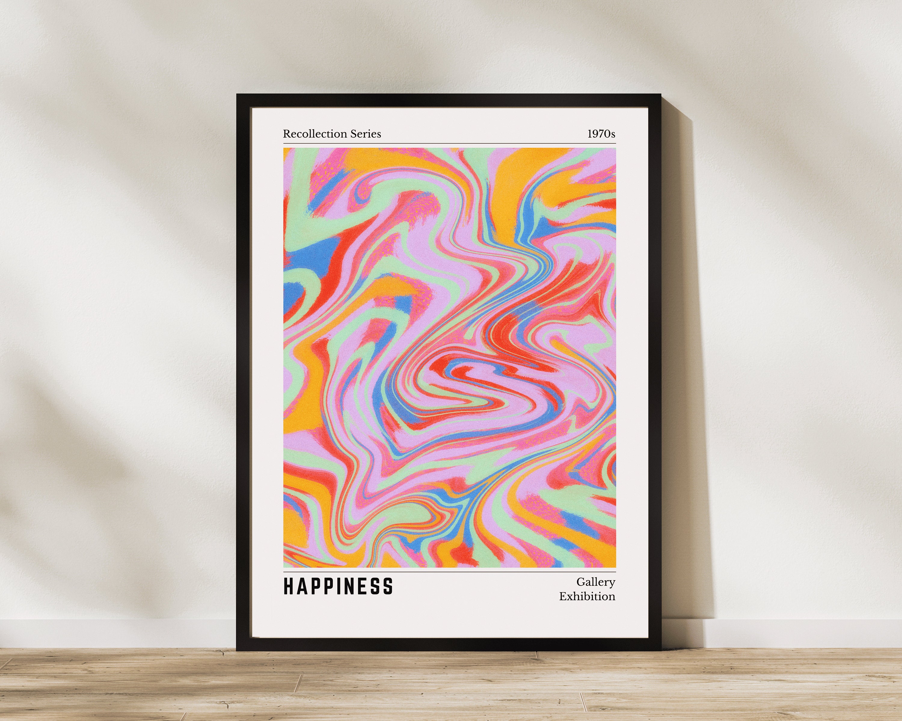 Aura Poster, Retro Gradient Poster, Grainy Gradient, Affirmation Poster ...