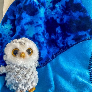 Fleece, Personalized, Machine Embroidered Baby Blanket