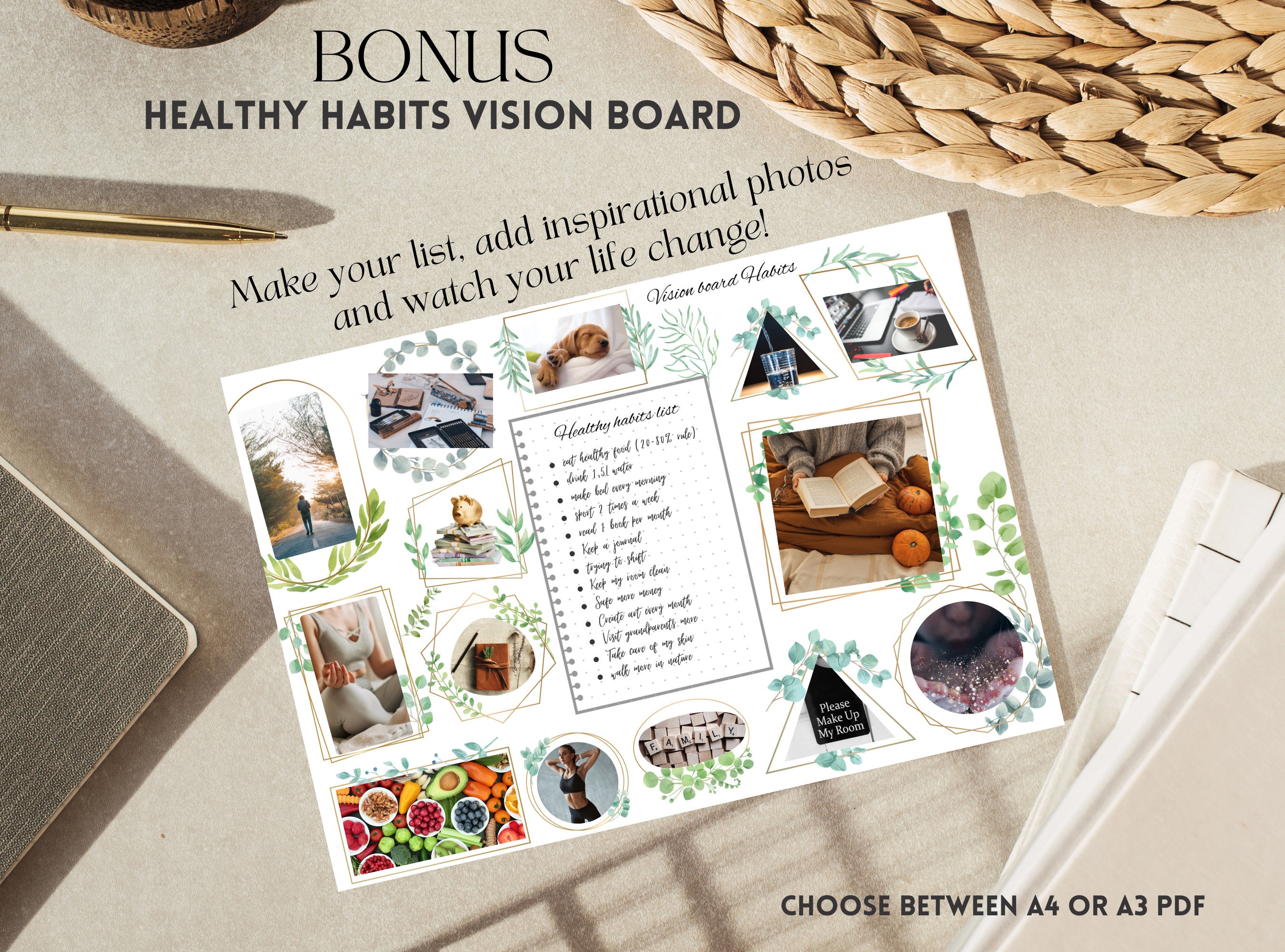 2023 Digital Planner, Notion Template, Notion Planner, Notion Editable