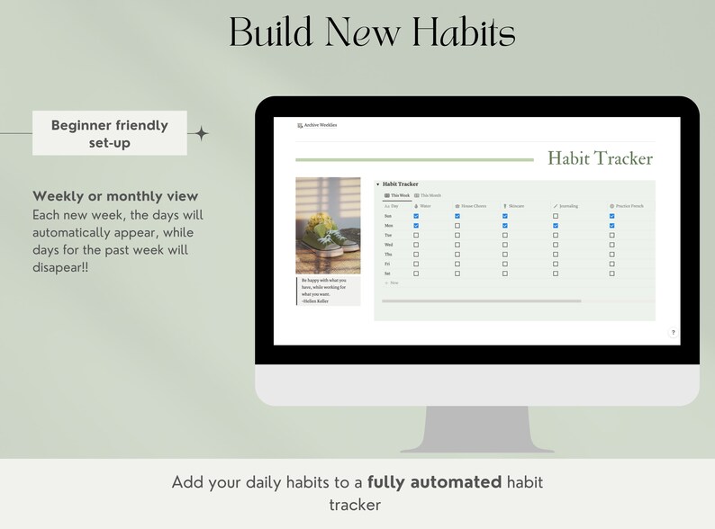 2023 Digital Planner, Notion Template, Notion Planner, Notion Editable