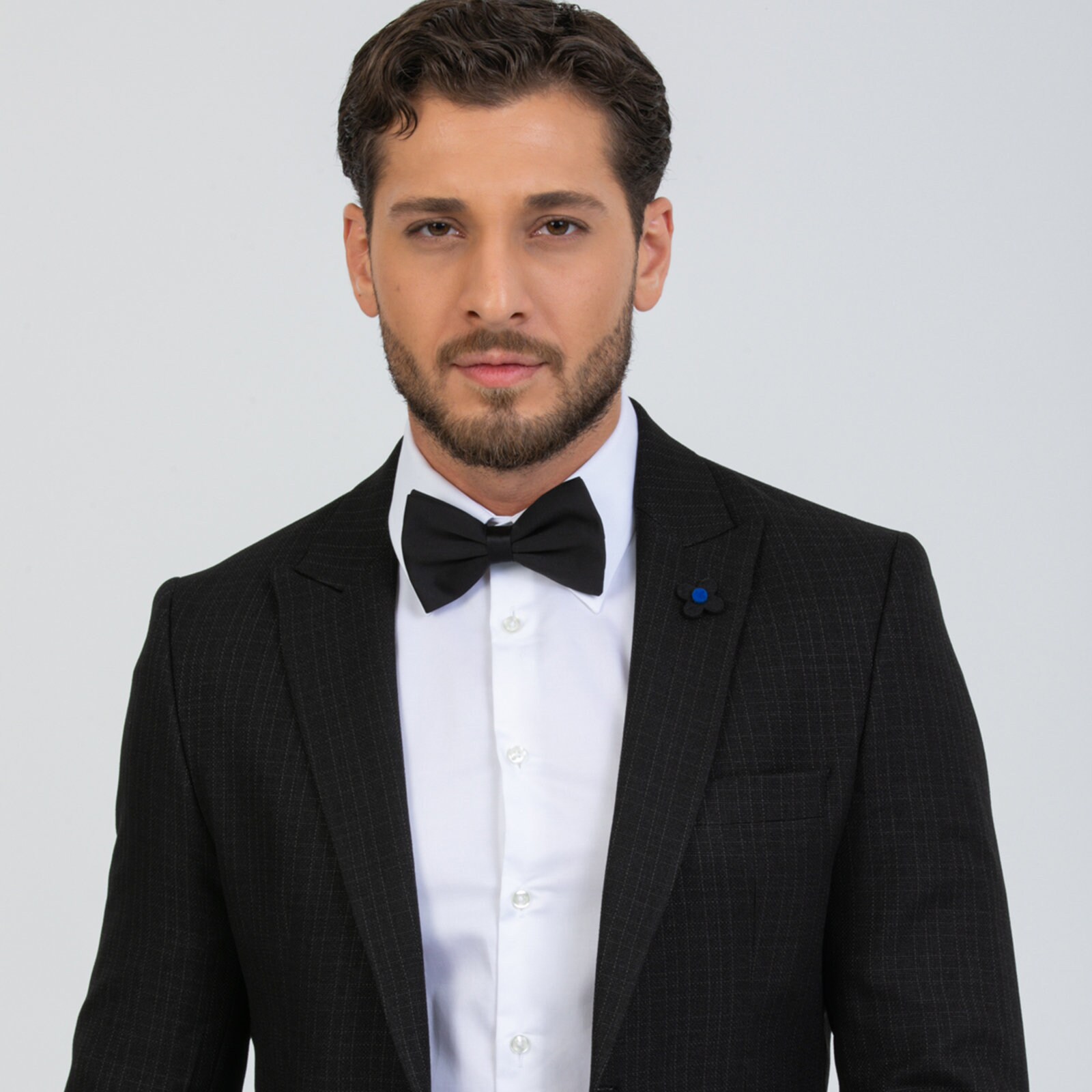 Black Men's Bow Tie Formal Tuxedo Suit Bowtie Adjustable Etsy