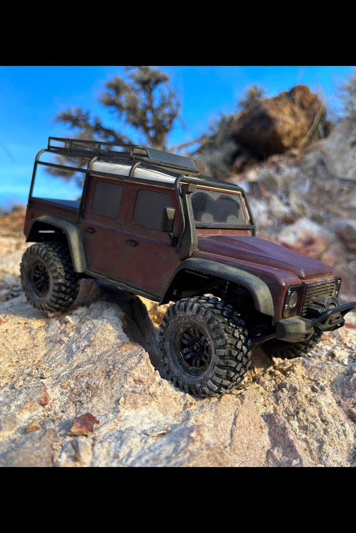 Traxxas Trx4m Defender Custom Body 