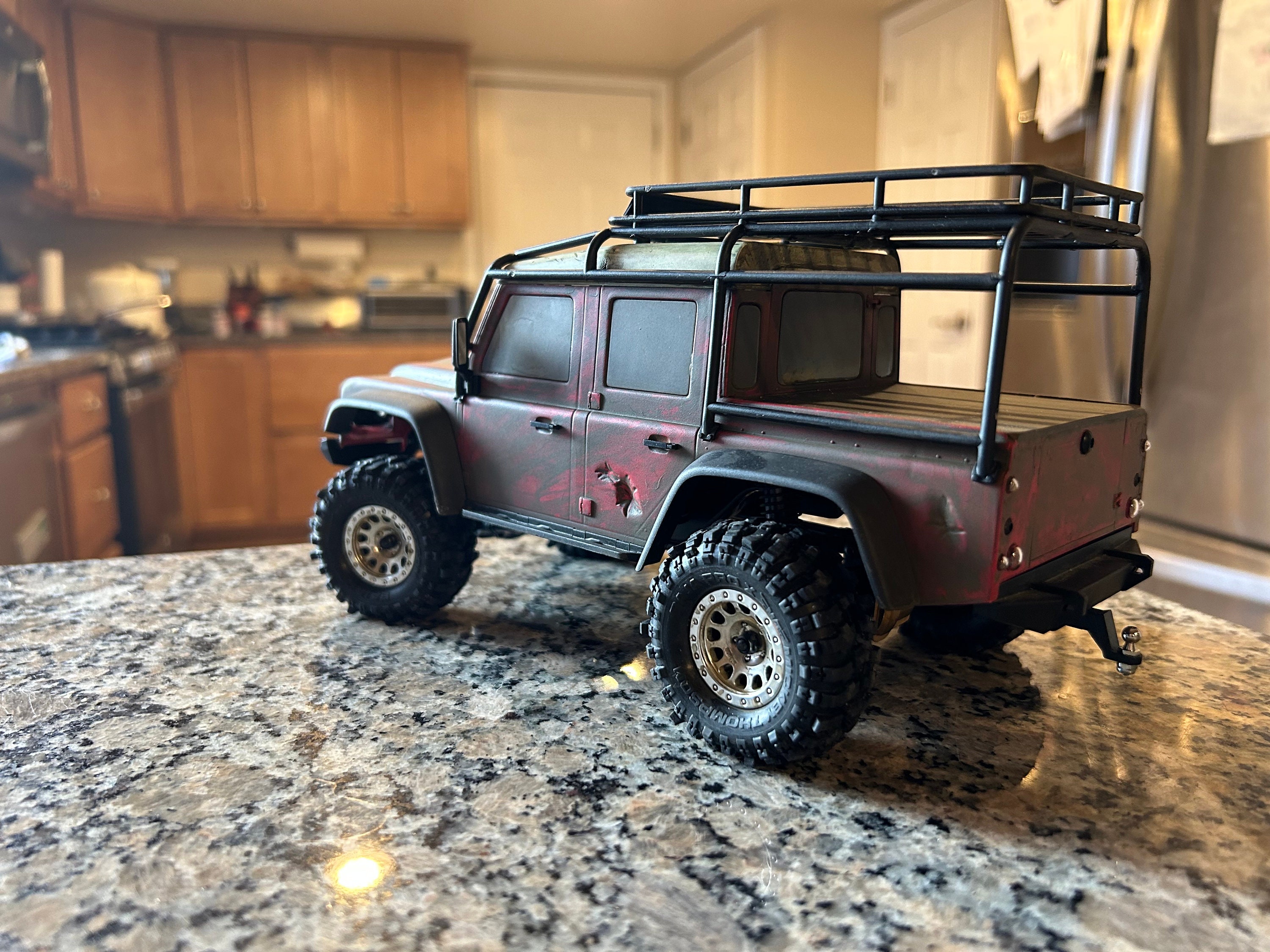 freshly painted and trimmed body for my TRX4 : r/Traxxas
