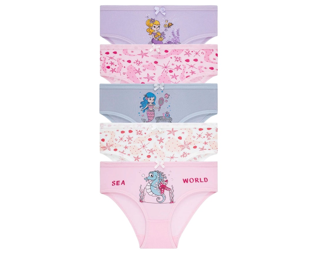 Kids Underwear Kids Panty Set Kid Panties Girl's - Etsy