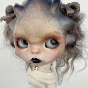 Custom Blythe Doll OOAK | Storm Character | Original Takara Base | Fully Hand-Sculpted Art Doll | Gothic Fantasy Doll by Bad Sid Toys