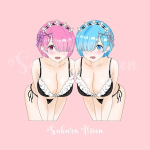 Hatsune Miku Png Anime Girl Bundle Png Cricut Stickers Sakura - Etsy