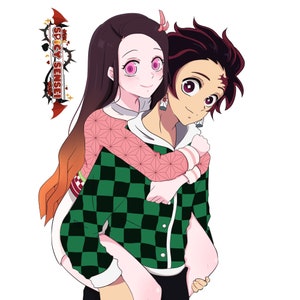 Demon Slayer Anime Nezuko & Tanjiro Sticker