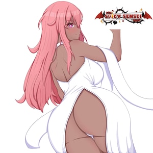 Anime Waifu Big Booty Ebony Sticker