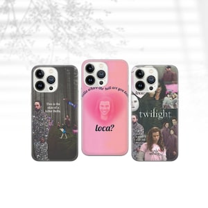 Custodia per telefono Twilight, divertente, per iPhone 16 Pro, 15, 14, 13, 12, 11, Google Pixel 9 Pro, 8, 7A, Samsung Galaxy S24 fe, A16, A55