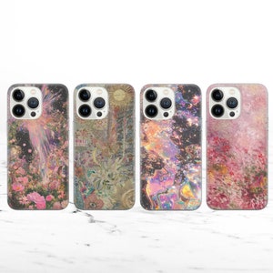 Coqutte Phone Case Art Cover for iPhone 16 Pro, 15, 14, 13, 12, 11, Google Pixel 9 Pro, 8, 7A, Samsung Galaxy S24 fe, A16, A55