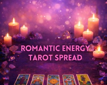 Romantic Energy Tarot Spread | Love Tarot Reading + Psychic Insights | Relationship Clarity | Soulmate Guidance