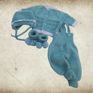 Boys knitting set warm baby clothing spring baby clothes set newborn knitting set