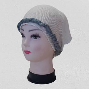 Boho Linen Hair Scarf – Handmade Triangle Head Wrap – Lightweight Rustic Bandana for Women
