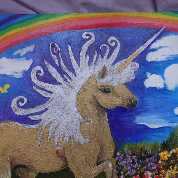 CHILDISH UNICORN ----> Dziecinny Jednorożec | for children, wall art, colourful, positive with good vibes