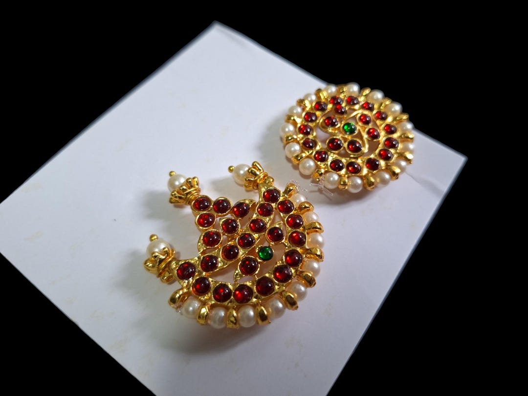 Surya Chandra Indian Jewelry Sun Moon Bharatanatyam