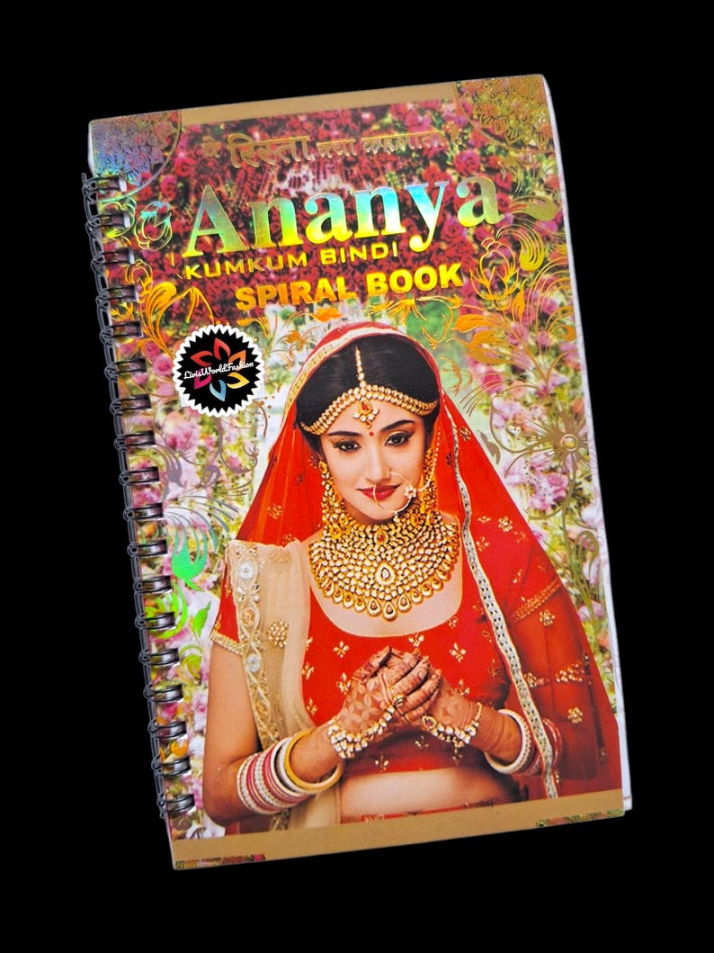 Round Bindi Sticker Kumkum With Stone Colorful Round Bindi Booklet 900 ...