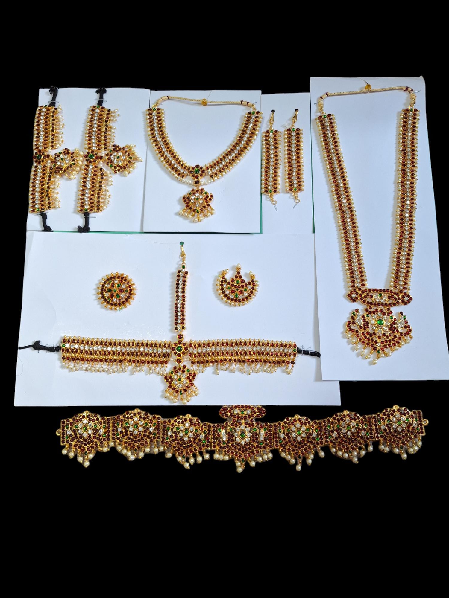 Bharatnatyam Jewellery Bharatnatyam Dance Bharatanatyam Set With