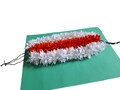 White veni flower/bridal/artificial flower/gaira nhair accessories for hair decoration for womenand girls in fashion for wedding marriage