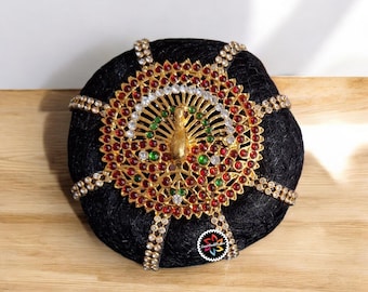 Hair Donut Ring Set | Rakodi Indian Hair Jewelry | Bharatanatyam & Kuchipudi Dance Accessory | Wedding and Event Hair Bun Set