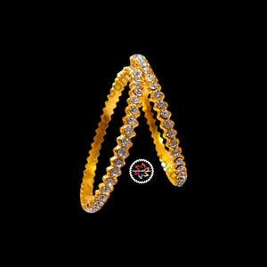 Bharatnatyam, Kuchipudi, Weddings | Classical Dance Jewelry | Kempu Temple Indian jewelry Bangles | Bangle Sizes: 2.4 and 2.6 available