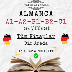 Almanca Tüm İçerikler Bir Arada (13 Farklı KİTAP için TEK FİYAT)