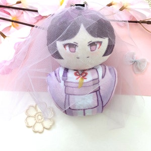 Scaramouche/Wanderer Veiled Plush Keychain
