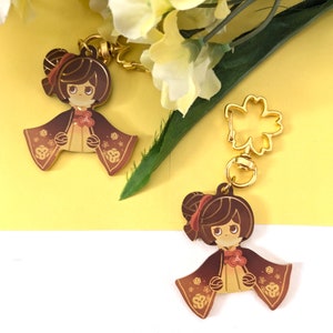 Tamoto (Chiori) Gold Mirror Keychain