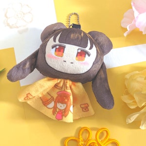 Raincoat Meiling (with Sakura) Plush Keychain