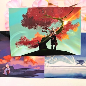 Genshin Scenery Prints (Set 2, B Grade Option)