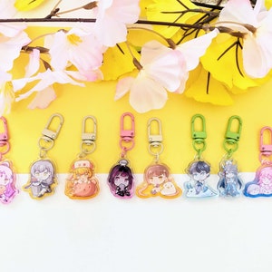 Honkai: Star Rail Mini Plushie Acrylic Charms