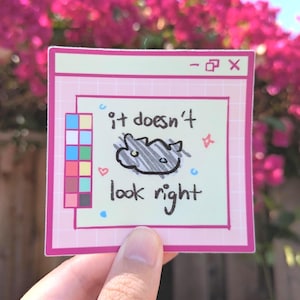 Doesn&#39;t Look Right Sticker