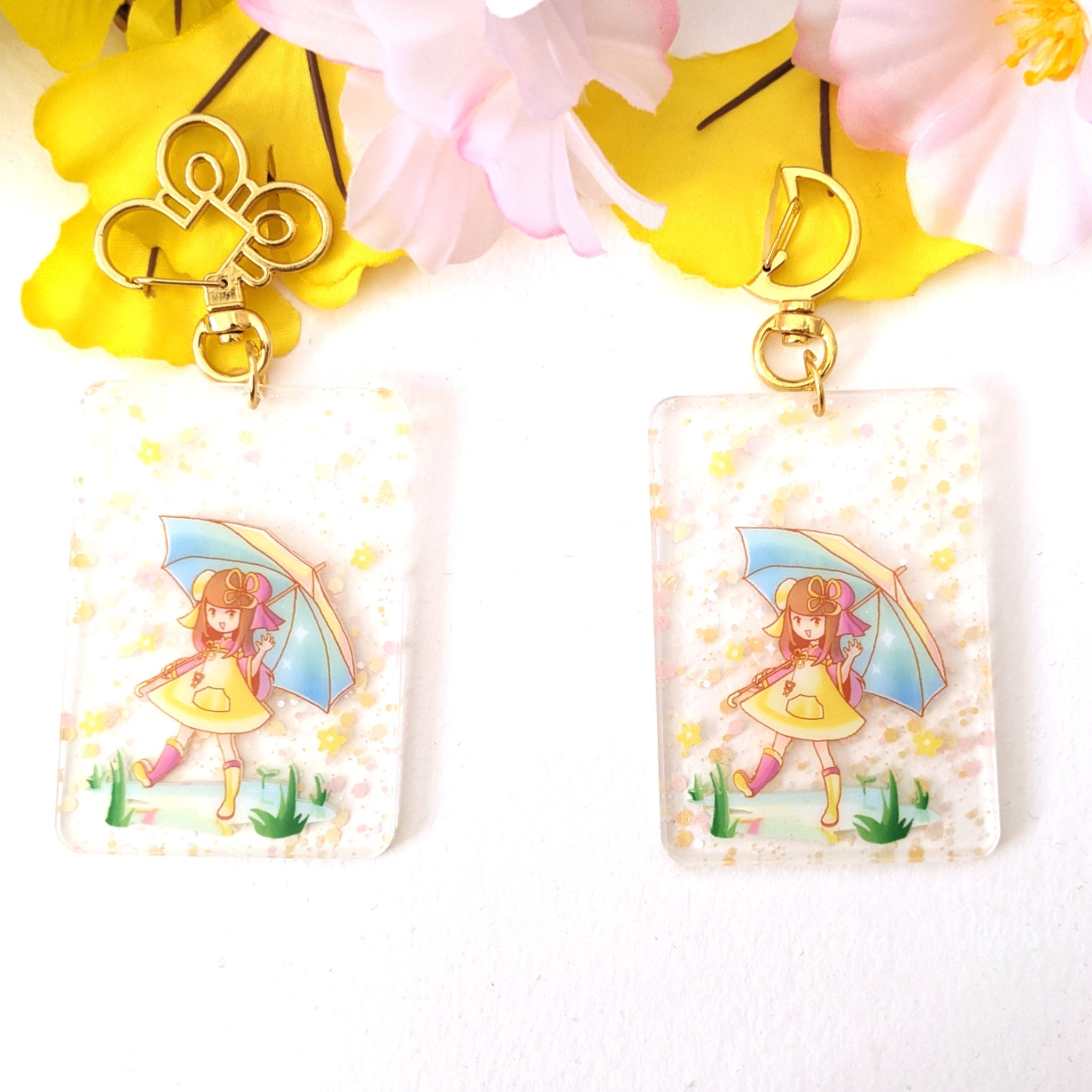 Morton Salt Aishi Spring Flowers Acrylic Keychain - Etsy