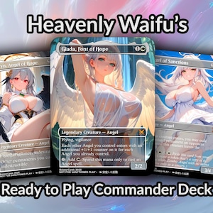 Giada, Fonte di Speranza Anime Style Waifu Tribal Commander Deck Edizione Speciale Custom Proxy Deck Art per EDH Carte di Alta Qualità 108 Carte
