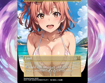 Command Tower Anime Waifu Playtest Proxy Card: Custom TCG Art