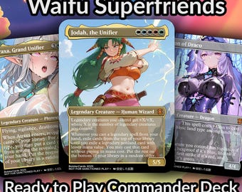 Jodah the Unifier EDH Deck: Anime Style Waifu Art, 5-Color Commander 100+ Cards