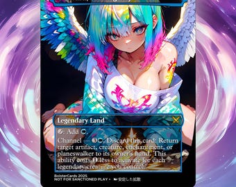 Otawara Soaring City Anime Waifu Playtest Proxy Karte: Kundenspezifische Kunst