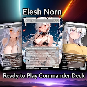 Elesh Norn Anime Waifu Commander Deck: Custom Proxy TCG EDH 100+ Cards