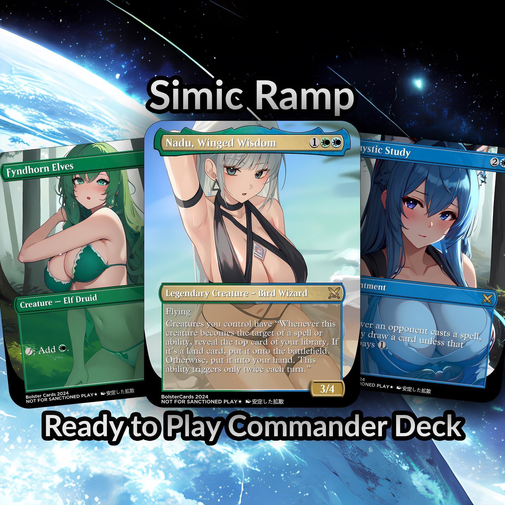 Nadu Simic Ramp Commander Deck: Anime Waifu Proxy 100 +cards TCG EDH - Etsy