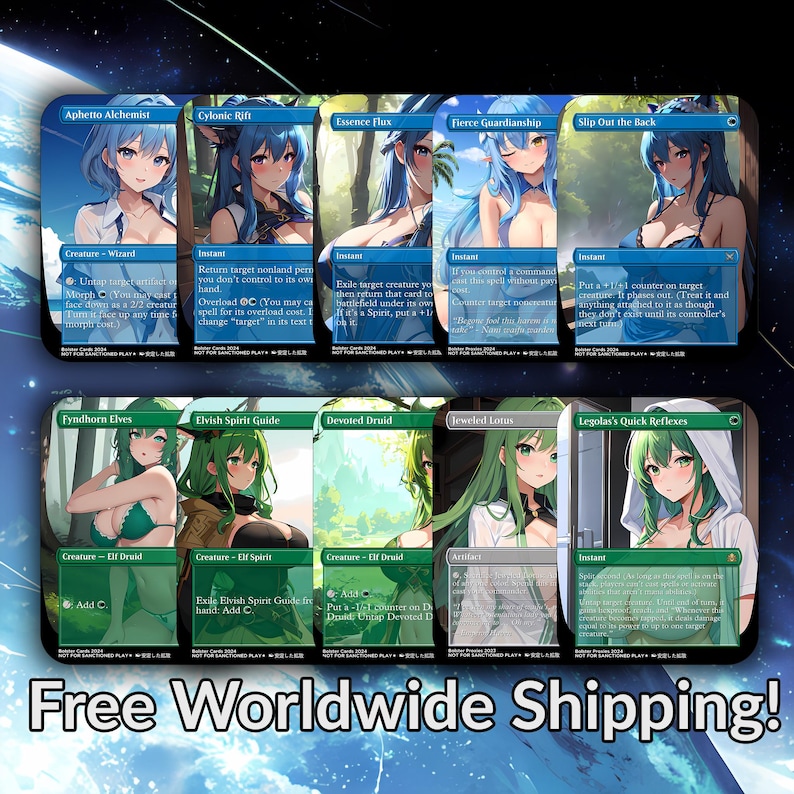 Nadu Simic Ramp Commander Deck: Anime Waifu Proxy 100 +cards TCG EDH - Etsy