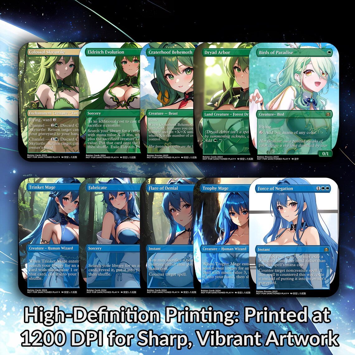 Nadu Simic Ramp Commander Deck: Anime Waifu Proxy 100 +cards TCG EDH - Etsy