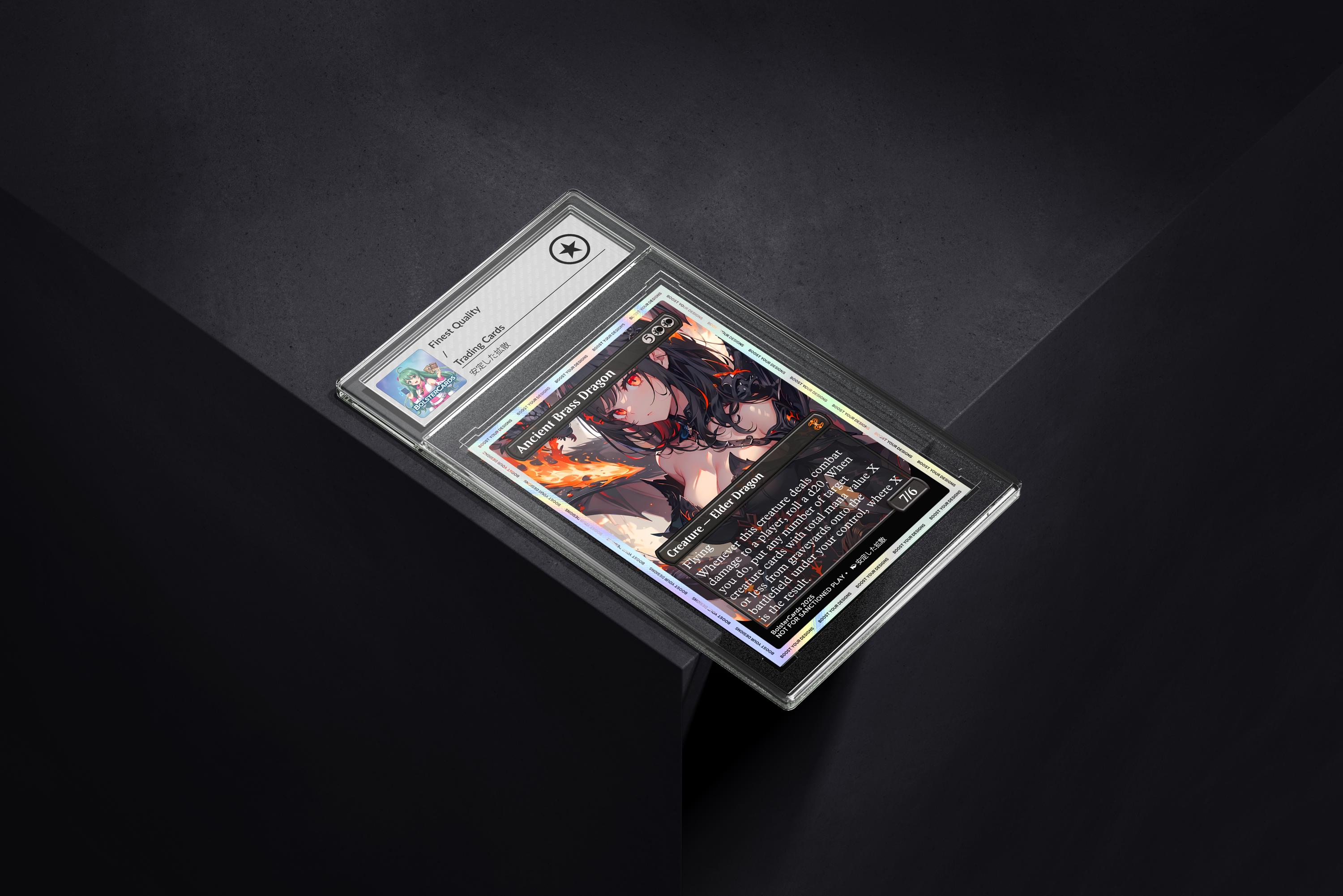 Ancient Brass Dragon Anime Waifu Playtest Proxy Card: Custom TCG Art - Etsy