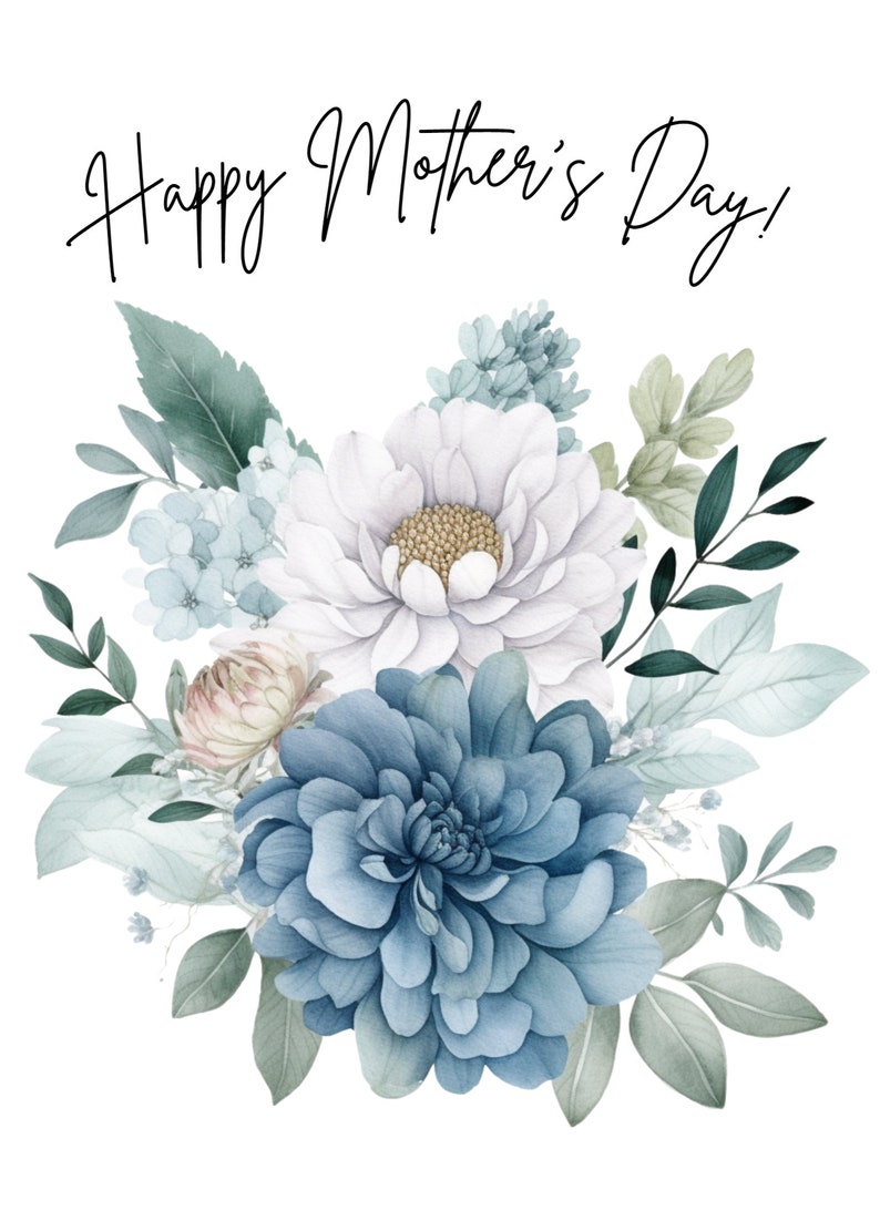 Printable Mother's Day Card, Printable Card, Cute Printable Mom Card, Instant Download, Card for ...